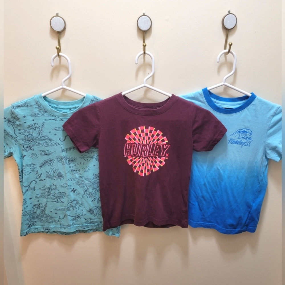 HURLEY BUNDLE! Boy's 6-7 T-shirts (Set of 3)